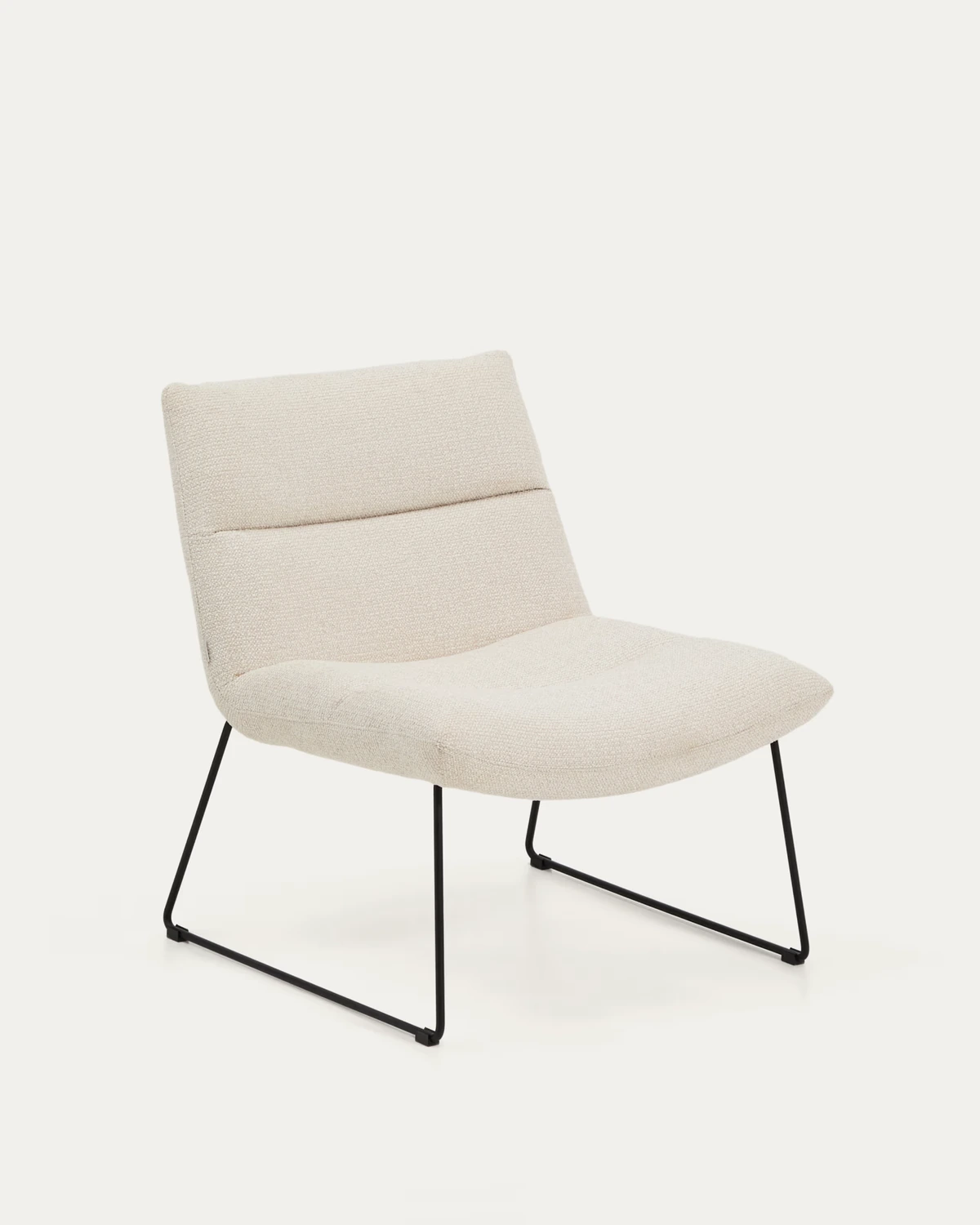 Asen Beige Chenille Armchair by Kave Home
