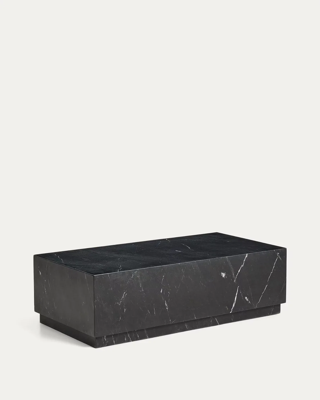 Sorein coffee table in black marble by Kave Home